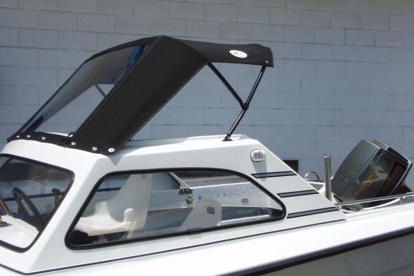 sports canopy top with clear window in front